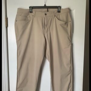 Men’s Lululemon ABC Pant. Size 38 X 30 inseam. Khaki in color.